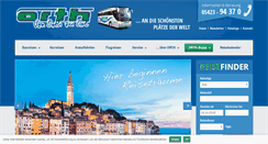 Desktop Screenshot of orthreisen.de